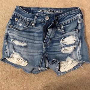 American Eagle Lace Pocket Shorts